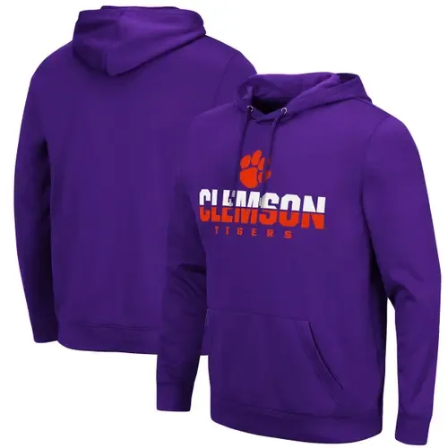 Colosseum Clemson Tigers Lantern Pullover Hoodie by COLOSSEUM