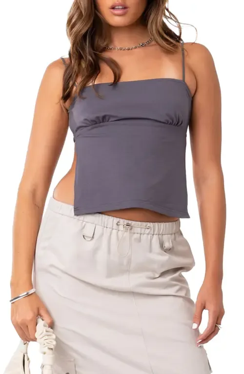 Jinx Open Back Tank Top by EDIKTED