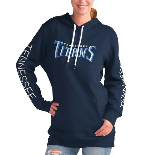 Tennessee Titans Extra Inning Pullover Hoodie by G-III 4HER BY CARL BANKS
