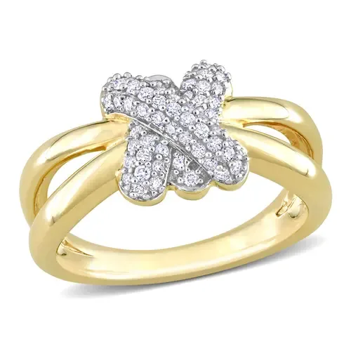 Love Knot Split-Shank Ring 14k by Julianna B.