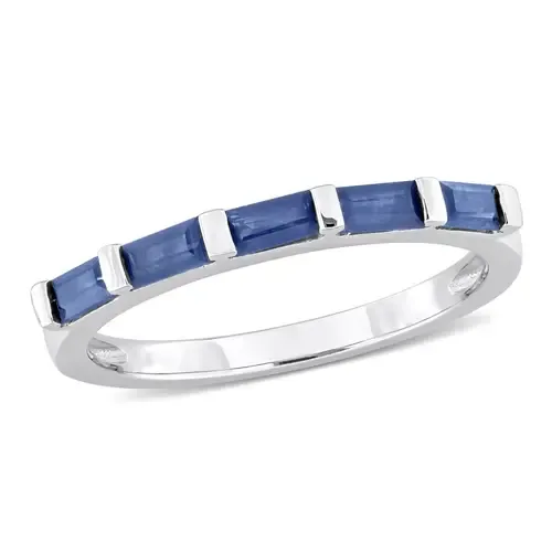 Gemstone Birthstone Anniversary Band 10k by Julianna B.