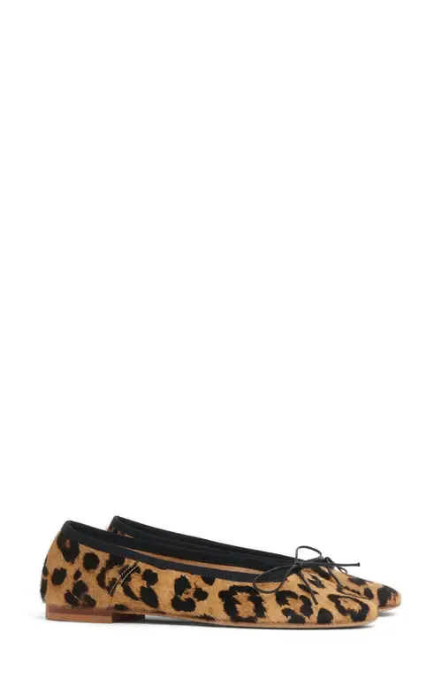 Dance Calf Hair Ballerina Flat