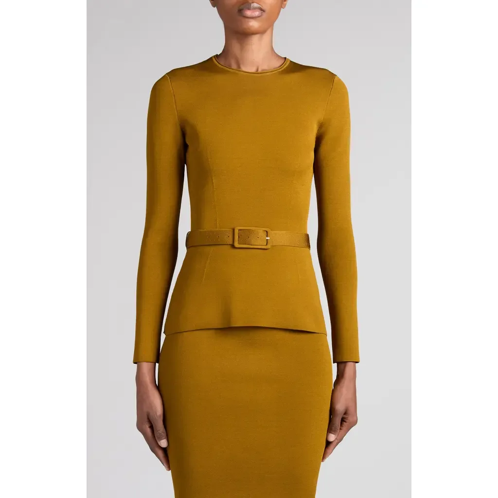 Belted Tech Viscose Blend Sweater by TOM FORD