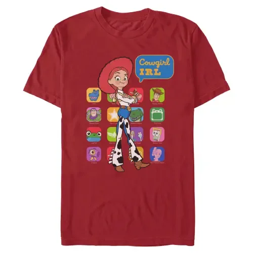 Cowgirl IRL Color Collage Short Sleeve Graphic T-Shirt by Toy Story 5