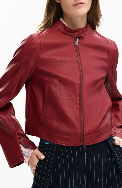 Faux Leather Jacket by Desigual
