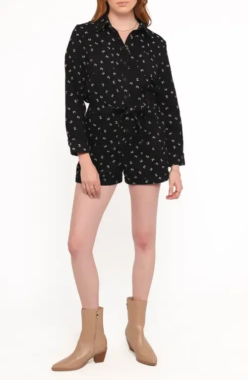 Niqui Long Sleeve Romper by Petal & Pup