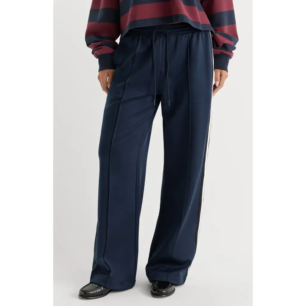 The Track Pant Wide Leg Pants by Good American