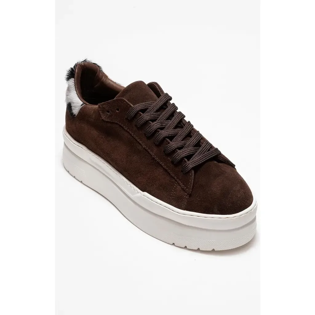 Anabel Leather Platform Sneakers by Forever & Always Shoes