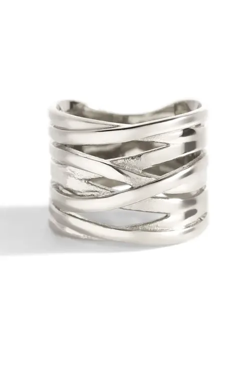 Wire Wrap Statement Ring by Mint & Lily