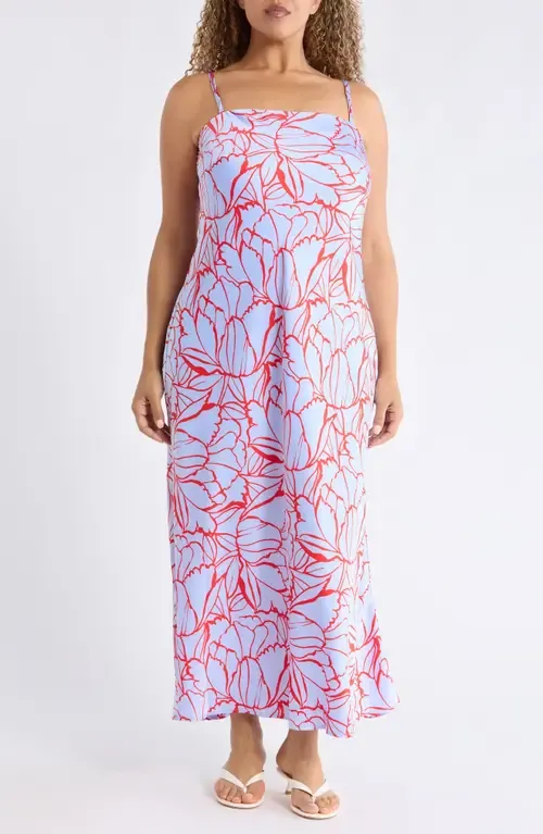 Cerys Floral Print Sleeveless Maxi Dress