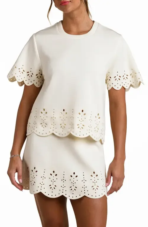 Cloudset Lounge Crewneck T-Shirt by La Blanca