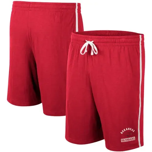 Colosseum Cardinal Arkansas Razorbacks Thunder Slub Shorts by COLOSSEUM