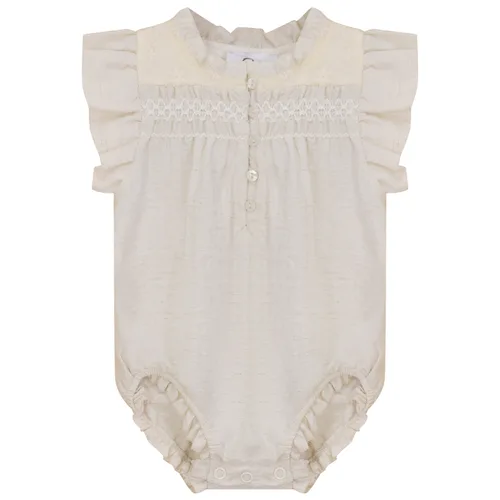 Woven Crinkle Bubble with Sheer Yoke by Hopscotch Script