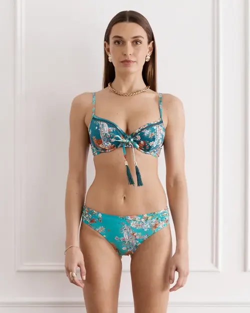 Crawford Bikini Top by Aqua Blu