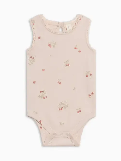 Organic Luna Lace Tank Bodysuit by KENDI by Colored Organics
