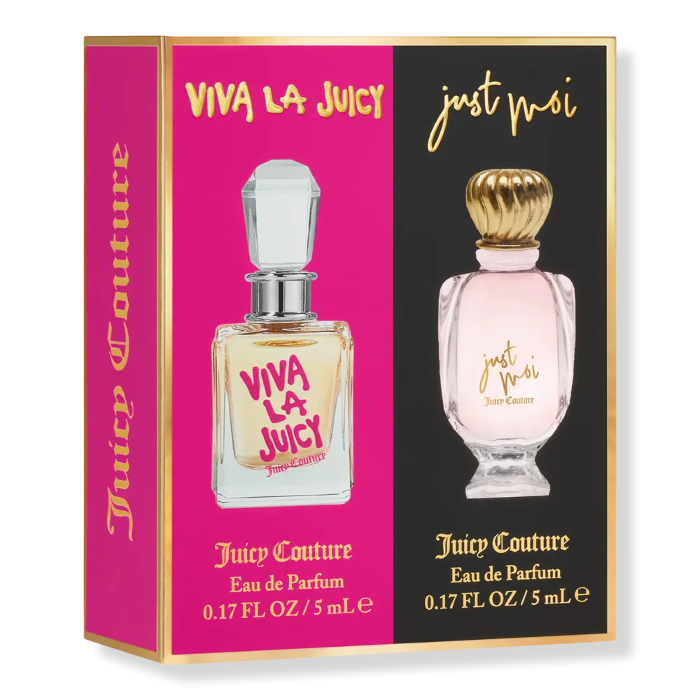 Viva La Juicy and Just Moi Eau De Parfum 2 Piece Mini Gift Set by Juicy Couture