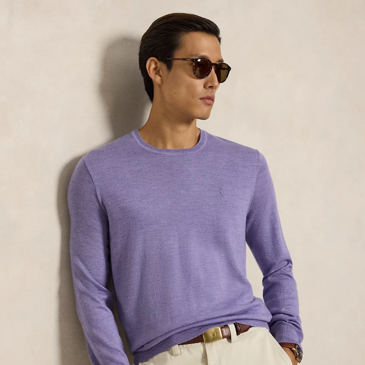 Washable Wool Crewneck Jumper by Polo Ralph Lauren