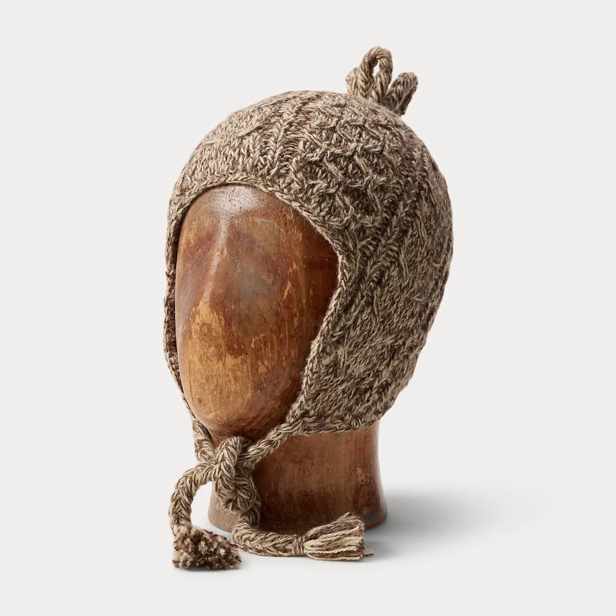 Aran-Knit Wool-Blend Earflap Cap by Ralph Lauren RRL