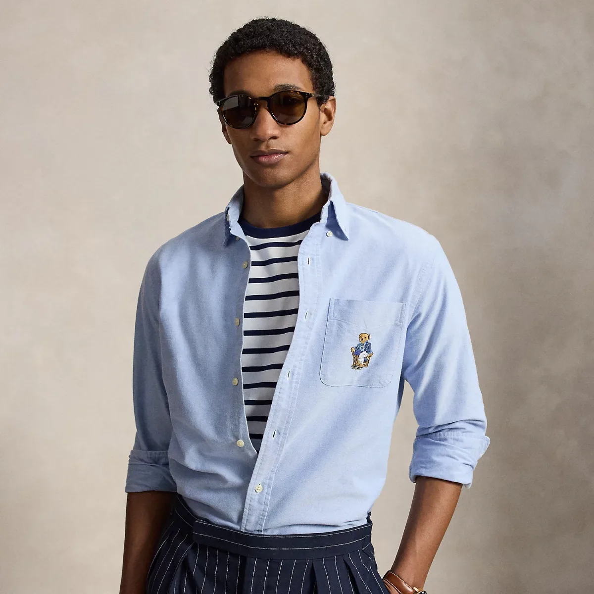 Custom Fit Polo Bear Oxford Shirt by Polo Ralph Lauren