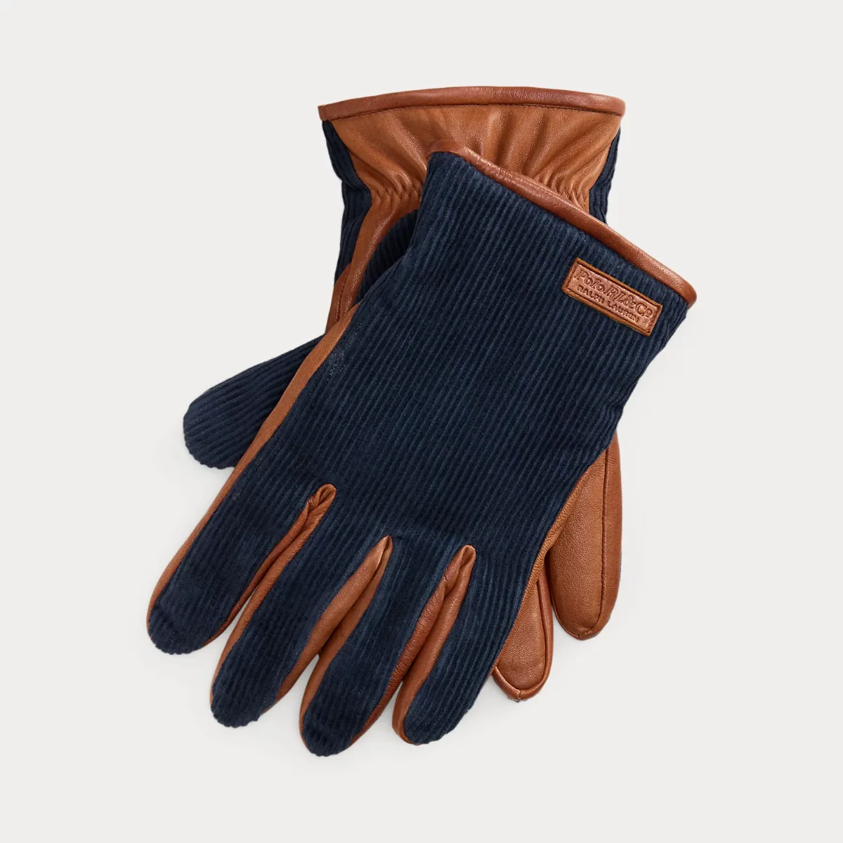 Insulated Corduroy & Sheepskin Gloves by Polo Ralph Lauren
