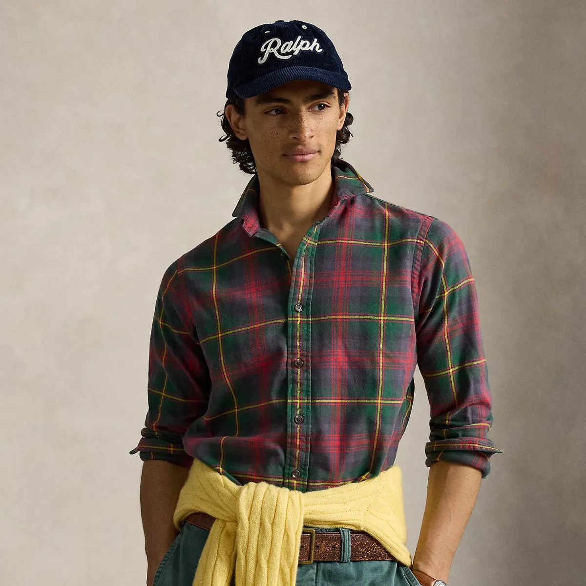 Classic Fit Plaid Flannel Shirt by Polo Ralph Lauren