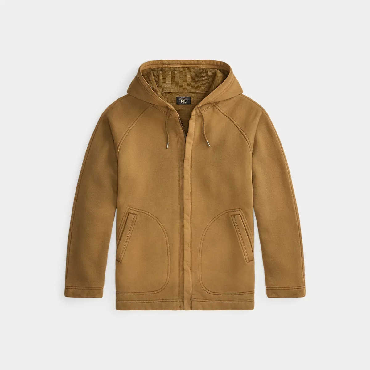 Full-Zip Garment-Dyed Fleece Hoodie by Ralph Lauren RRL