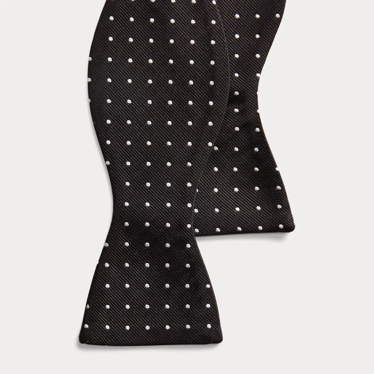 Polka Dot Silk Repp Bow Tie