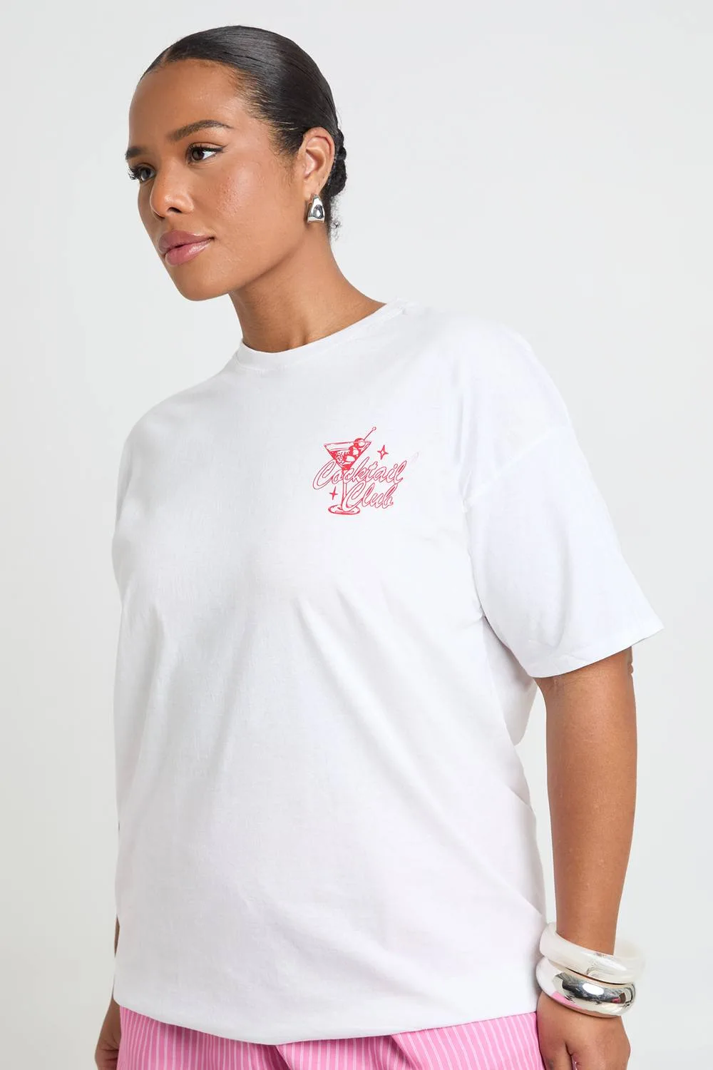 Cocktail Club Printed T-Shirt
