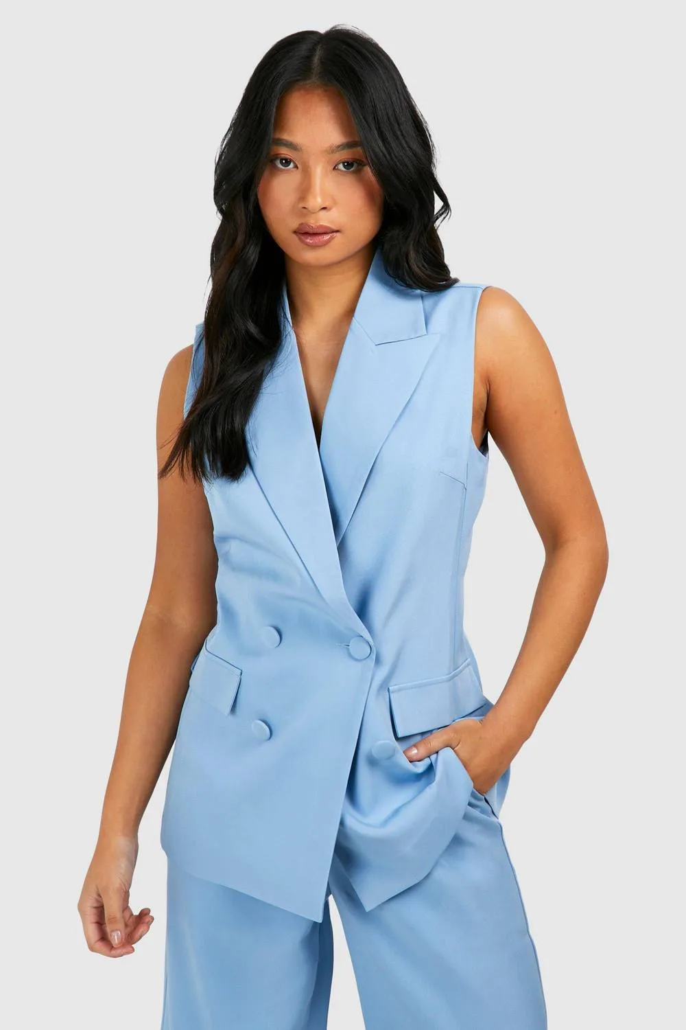 Sleeveless Blazer by boohoo