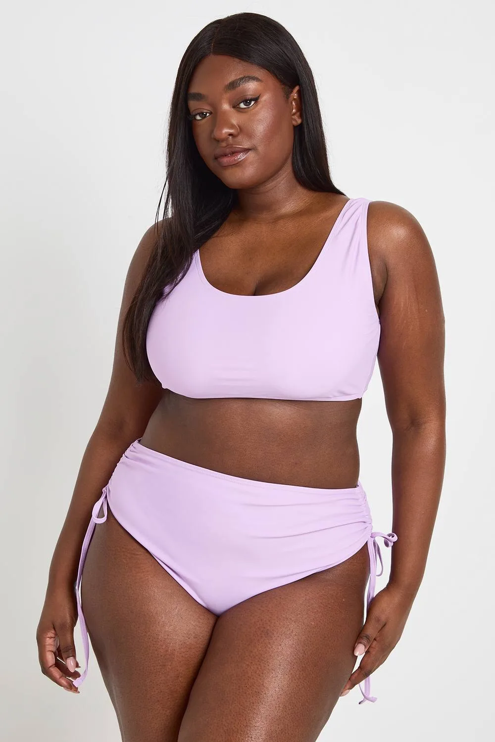 Essentials Scoop Bikini Top by boohoo