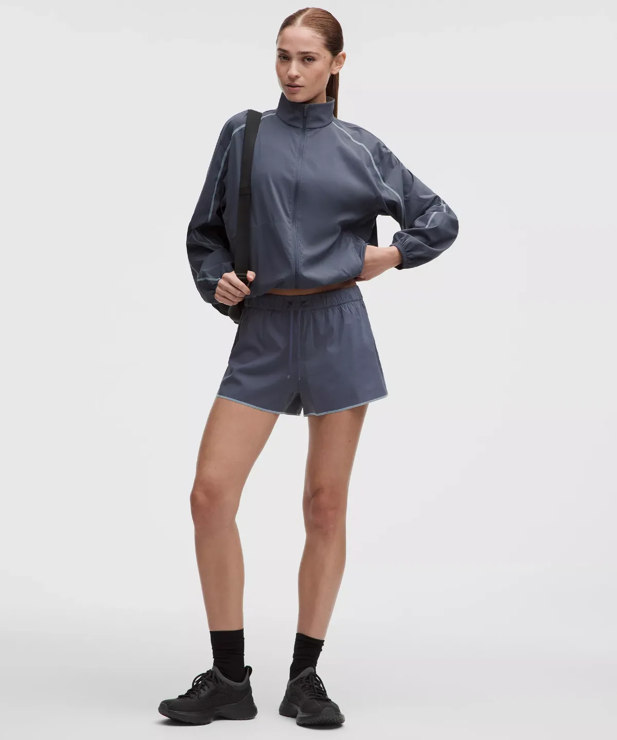 Two-Toned Mid-Rise Track Short 3" by lululemon