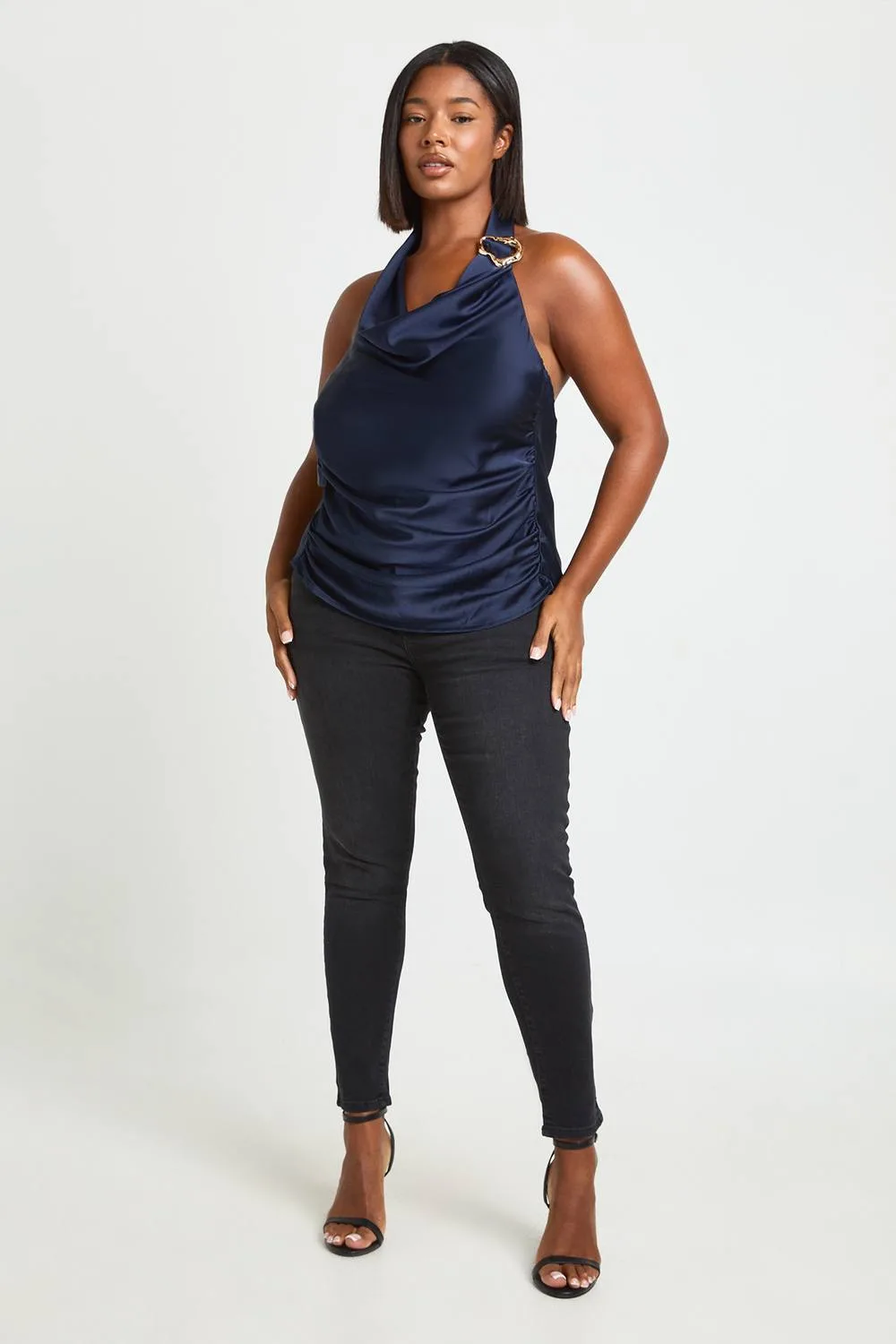 High Waist Booty Lifting Skinny Jean by boohoo