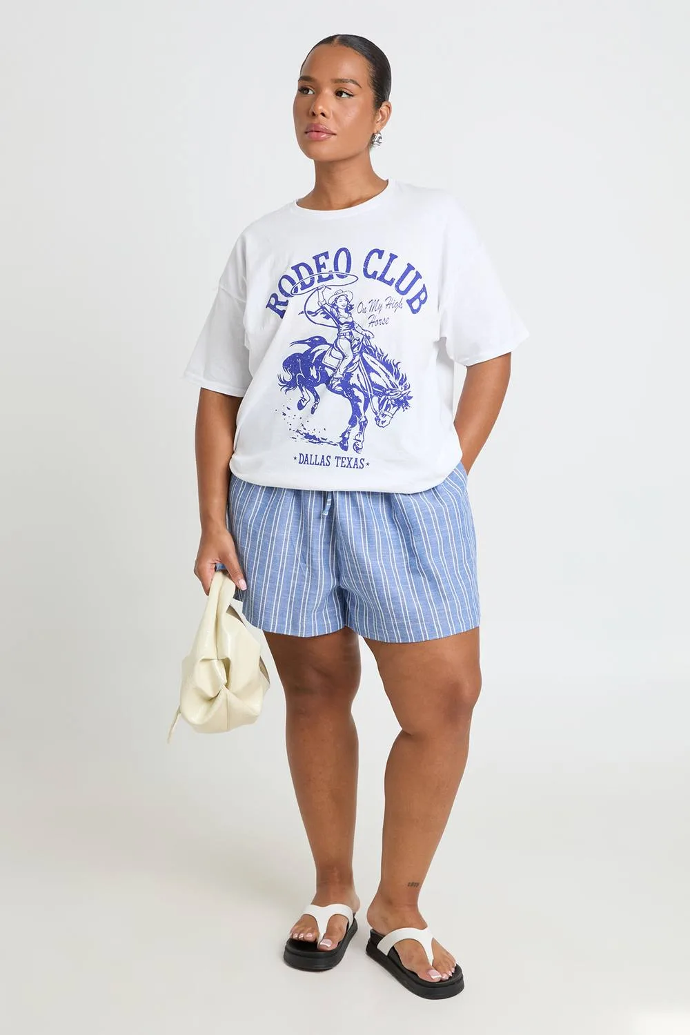 Rodeo Club Printed T-Shirt by boohoo