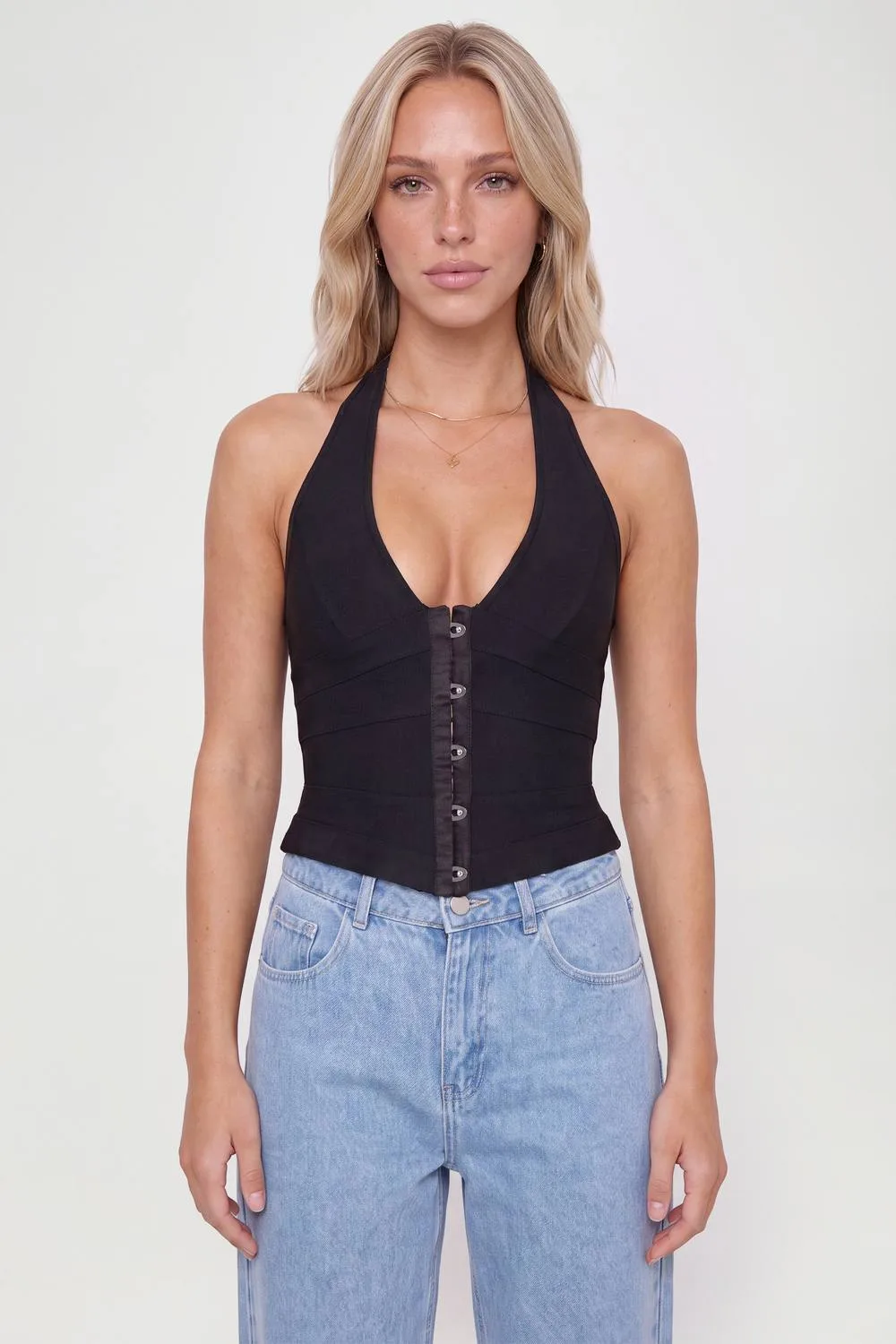 Halter Bandage Corset Top