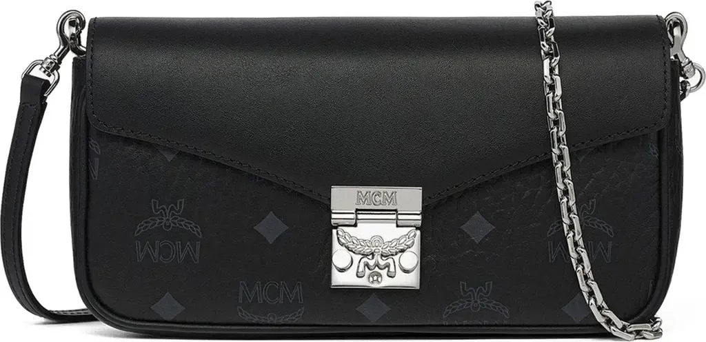 Tracy Crossbody in Visetos Leather Mix by MCM