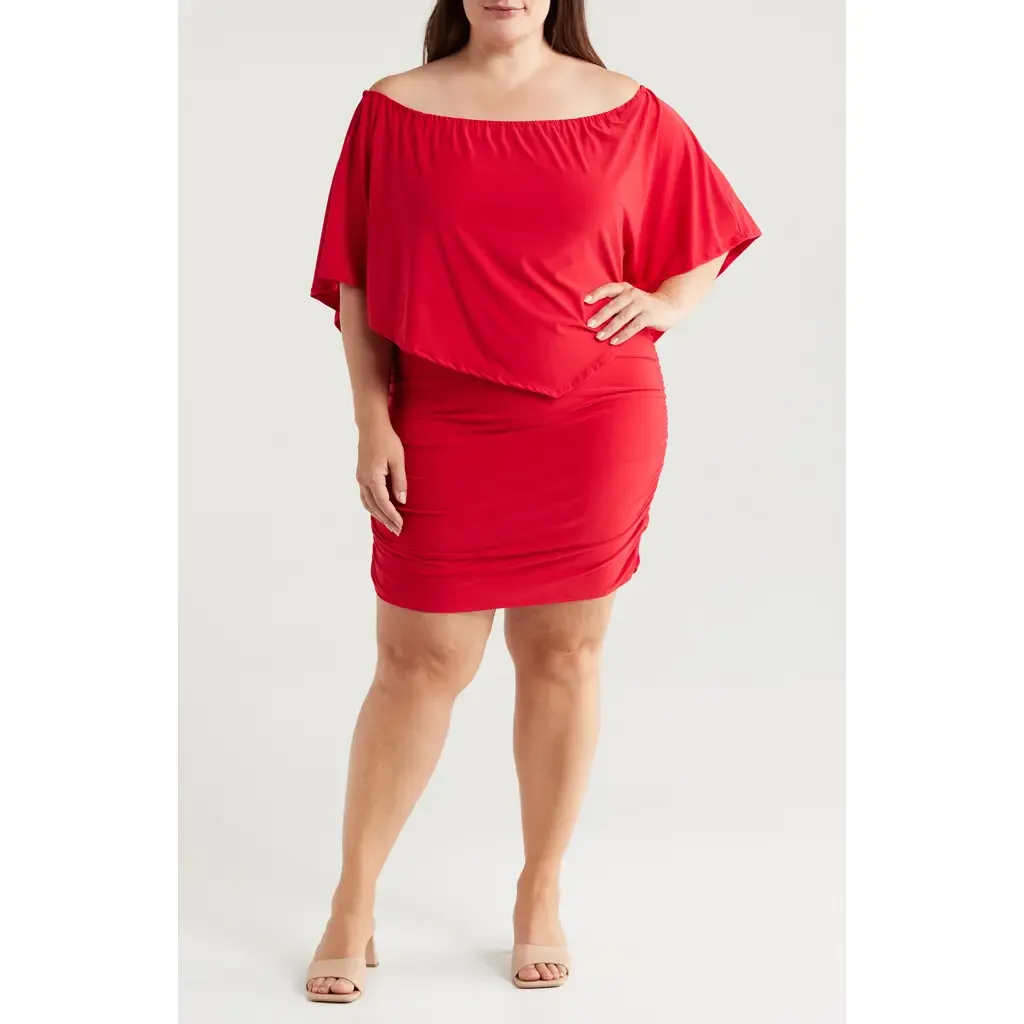 Convertible Neck Body-Con Dress by 24seven Comfort Apparel