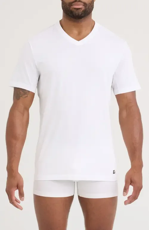 DropTemp™ Dry Cotton Crewneck Undershirt 2-Pack by SAXX