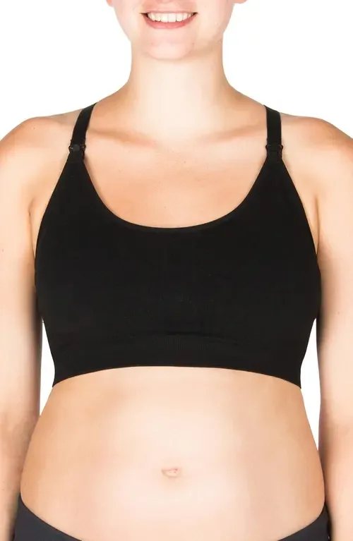 Seamless Yoga Nursing Bralette by Modern Eternity Maternity