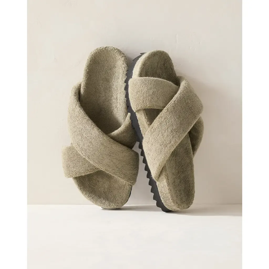 Resti Criss-Cross Terry Slippers by Haven Well Within