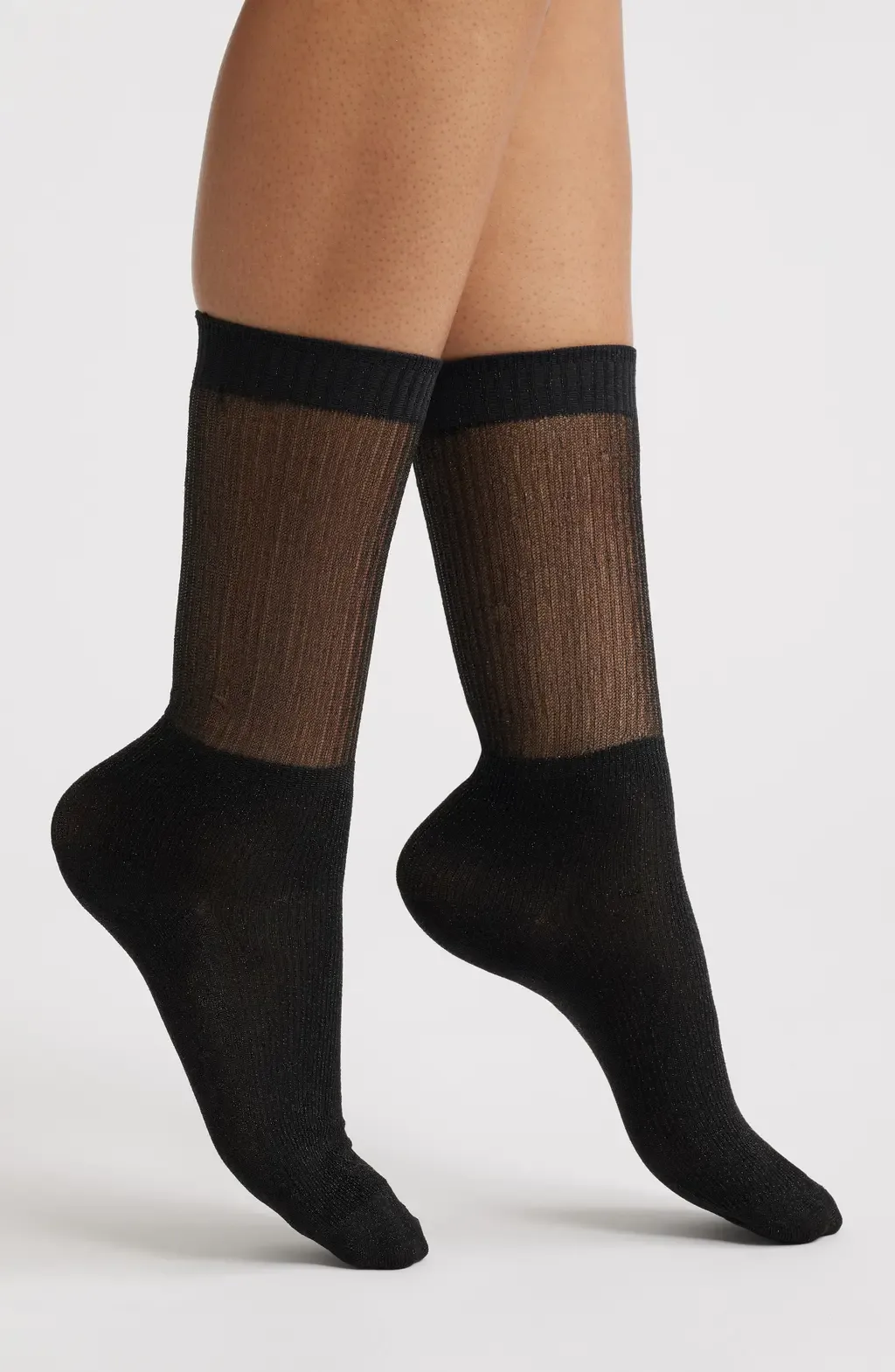 Shimmery Lights Crew Socks