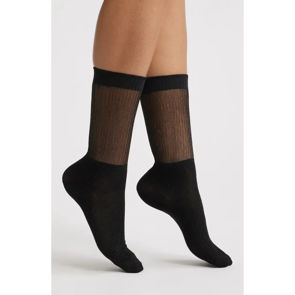 Shimmery Lights Crew Socks by HIGH HEEL JUNGLE