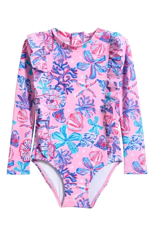 Long Sleeve UPF 50+ One-Piece Rashguard Swimsuit by Seafolly