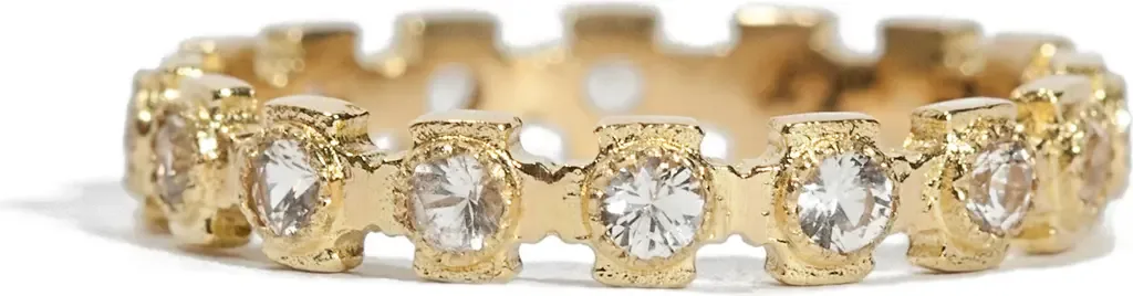 Rose World Diamond Eternity Band Ring by Armenta