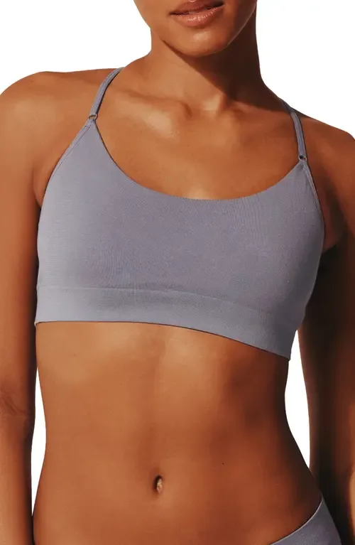 Seamless Stretch Cotton Blend Wireless Bralette