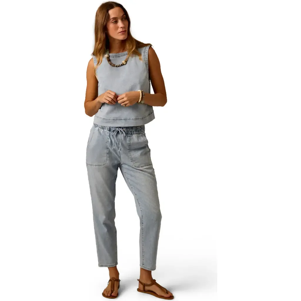 Zoe Lightweight Denim Pant by Carve Designs