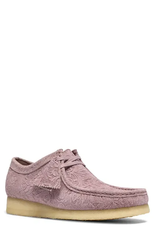 Embossed Wallabee Suede Boot by Clarks(r)