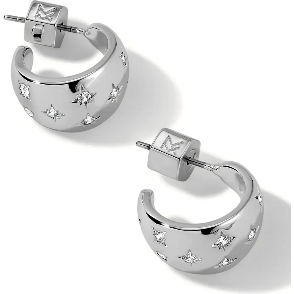 Lunette Hoop Earrings by MIRANDA FRYE