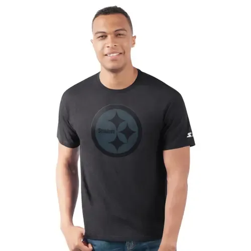 Starter Black Pittsburgh Steelers Prime Time T-Shirt by STARTER