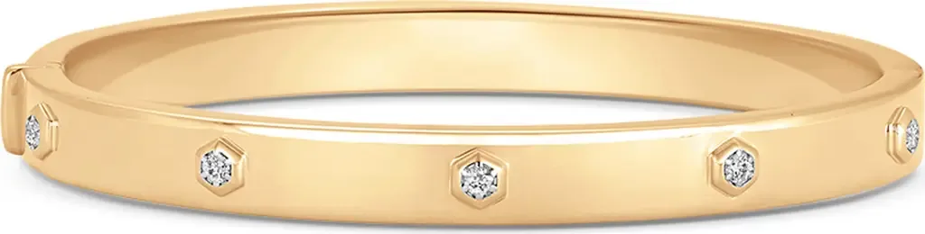 Honeycomb Bangle by Sara Weinstock