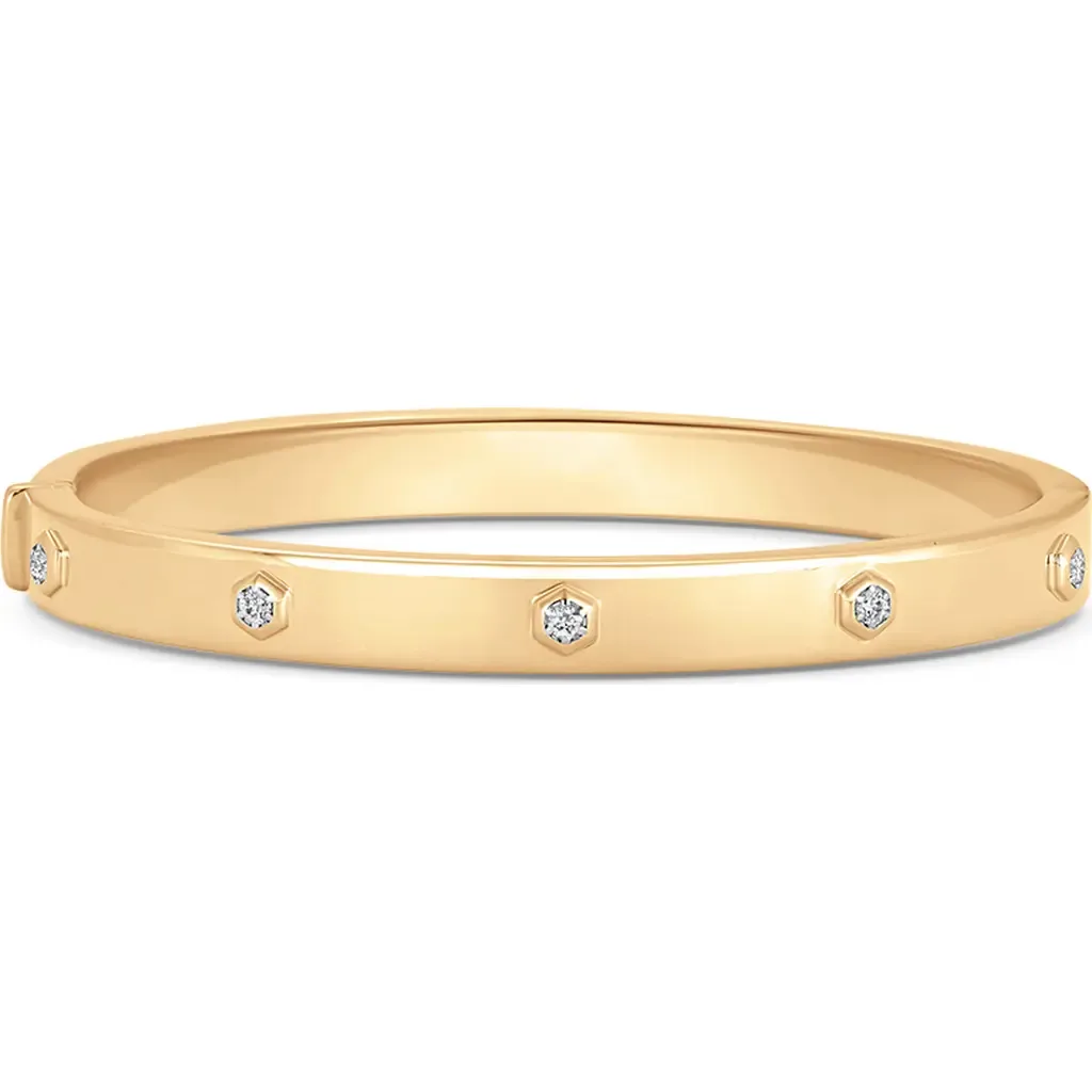 Honeycomb Bangle by Sara Weinstock